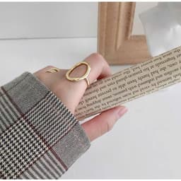 [Sẵn] Bộ 9 Nhẫn Hợp Kim Mạ Vàng Ocean Charm Chống Gỉ - Dạng Mở Dễ Điều Chỉnh Kích Thước - Trang Sức Phụ Kiện Unisex 5