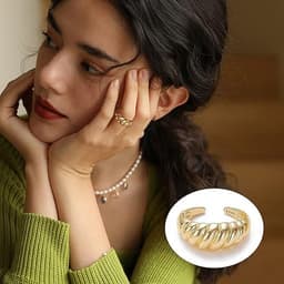 [Sẵn] Bộ 9 Nhẫn Hợp Kim Mạ Vàng Ocean Charm Chống Gỉ - Dạng Mở Dễ Điều Chỉnh Kích Thước - Trang Sức Phụ Kiện Unisex 4