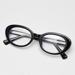 Gọng kính thời trang nam nữ ANDU chất liệu nhựa cốt kim loại dáng oval retro cá tính 91AD65 3