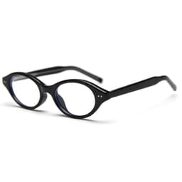 Gọng kính thời trang nam nữ ANDU chất liệu nhựa cốt kim loại dáng oval xu hướng vintage 91AD59 2