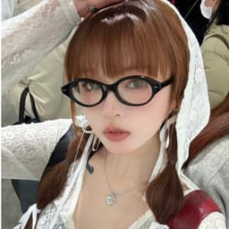 Gọng kính thời trang nam nữ ANDU chất liệu nhựa cốt kim loại dáng oval xu hướng vintage 91AD59 8