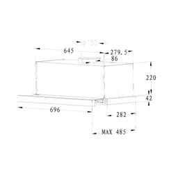 FC JP1001D7| JP1001D6/ JP1001C7 - MÁY HÚT MÙI FULCO/ Công nghệ Nhật Bản/ Lực hút khỏe 6