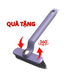 Combo 20 Viên sạch bồn cầu Clean All chai thả bồn cầu sạch khuẩn tẩy sạch mảng bám khử mùi toilet tặng kèm chổi đa năng 2