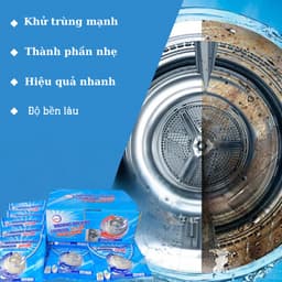 [MUA 2 TẶNG 2] Bột Vệ Sinh Lồng Giặt Gochy - Tẩy lồng giặt, Làm sạch máy giặt, khử khuẩn hiệu quả 6