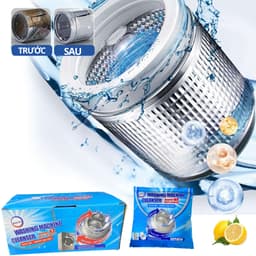 [MUA 4 TẶNG 2 ] Bột Tẩy Vệ Sinh Lồng Máy Giặt Cao Cấp 150g - Giúp Làm Sạch Và Loại Bỏ Cặn Bẩn Hiệu Quả 99% 6