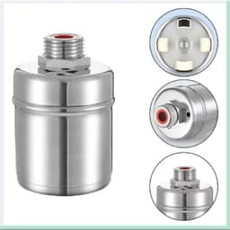 Phao Nước Chống Tràn Tự Động, Chất Liệu Inox 304 Bền Đẹp Không Gỉ, Van Cơ Nước Mini Tự Ngắt Khi Đầy, Điều Chỉnh Mực Nước 9