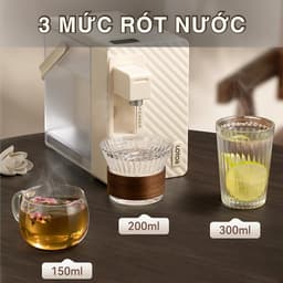 Máy nóng nước tức thời 7 chế độ nhiệt, máy nóng nước mini để bàn, bảo hành 6 tháng, nhỏ gọn tiện lợi pha sữa, pha trà 5