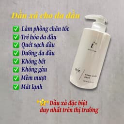 Dầu xả Michi kiềm dầu cao cấp, ngăn gàu, bết, dưỡng tóc và da đầu Hàn Quốc 8