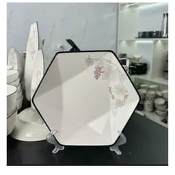 Bộ Bát Đĩa Sứ Bát Tràng Họa Tiết Hoa Nho Dáng Kim Cương 30 Chi Tiết Gốm Sứ Cao Cấp Loại 1 3