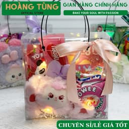 [Size Lớn] Combo 5 Túi Hộp Mica Trong Suốt Kèm Quai Nhựa Dùng Đựng Quà Tặng, Hoa Quả, Bánh Kẹo Tặng Biếu Dịp Lễ 4
