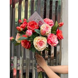Hoa Hồng giả, Hồng cao su cao cấp 1b1n tiệm hoa nhân tạo 3