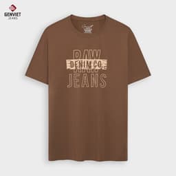 Áo Phông Cộc Tay Nam GENVIET JEANS Chất Liệu Cao Cấp Co Giãn, Form Suông Cổ Tròn Trẻ Trung 8995 4