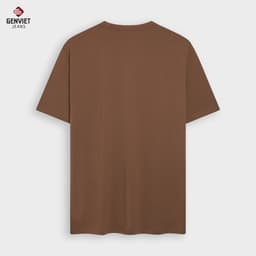 Áo Phông Cộc Tay Nam GENVIET JEANS Chất Liệu Cao Cấp Co Giãn, Form Suông Cổ Tròn Trẻ Trung 8995 5