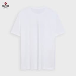 Áo Phông Cộc Tay Nam GENVIET JEANS Chất Liệu Cao Cấp Co Giãn, Form Suông Cổ Tròn Trẻ Trung 8995 6