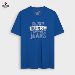 Áo Phông Cộc Tay Nam GENVIET JEANS Chất Liệu Cao Cấp Co Giãn, Form Suông Cổ Tròn Trẻ Trung 8995 3