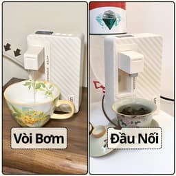 Máy nóng nước tức thời 7 chế độ nhiệt, máy nóng nước mini để bàn, bảo hành 6 tháng, nhỏ gọn tiện lợi pha sữa, pha trà 8