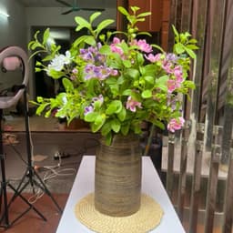 Hoa sim Nhật giả hoa sim lụa cao cấp trang trí Tiệm Hoa nhân tạo 4