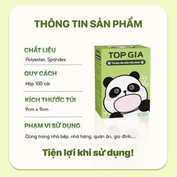 Túi lọc rác bồn rửa chén TOPGIA - 100 cái giúp giữ chậu luôn sạch sẽ và thông thoáng. 5