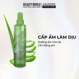 Xịt khoáng lô hội dưỡng ẩm và làm dịu da ARUMORE ALOE VERA SOOTHING MIST 200ml 3