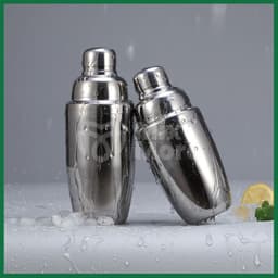 Bình lắc shaker inox, dụng cụ pha chế cà phê, rượu, trà sữa, trà trái cây chuyên nghiệp Mixmore 8