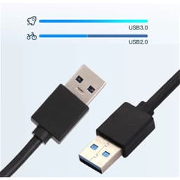 "Cáp USB 3.0 Superspeed A Male - A Male, dài 1m, 3m, 5m, truyền dữ liệu và kết nối  nhanh chóng." 3