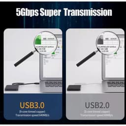 "Cáp USB 3.0 Superspeed A Male - A Male, dài 1m, 3m, 5m, truyền dữ liệu và kết nối  nhanh chóng." 6