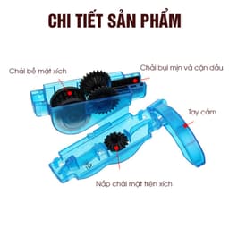Dụng cụ vệ sinh xích xe đạp 3D tiện lợi, Bộ rửa xích chuyên dụng siêu sạch chống han rỉ - RX01_Bo 4