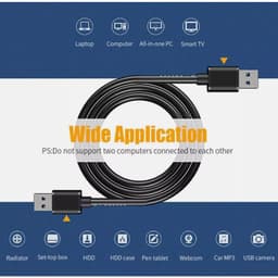 "Cáp USB 3.0 Superspeed A Male - A Male, dài 1m, 3m, 5m, truyền dữ liệu và kết nối  nhanh chóng." 2