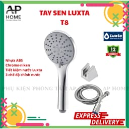 Bộ Tay Sen Tắm Luxta T8 - Tay Sen 3 Chế Độ - Bảo Hành 1 Năm - Phụ Kiện Phòng Tắm AP Home 1