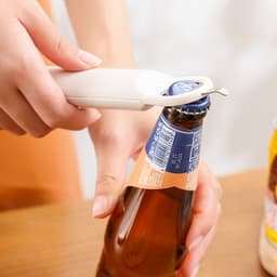 Dụng cụ mở vặn nắp kim loại đậy chai lọ thủy tinh đa năng cầm tay tiện dụng kiêm đồ khui đồ hộp, bia, nước ngọt HGGD241 3
