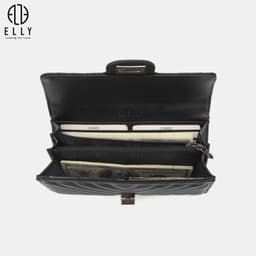 [Tặng hộp 20.10] Ví nữ ELLY EV100 da thật cao cấp ví cầm tay dài thời trang chính hãng 6