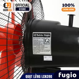 | Hỏa tốc | quạt lửng công nghiệp LCN309 Fugio gió mạnh cao 1m công suất 43w, 5 cánh 40cm chính hãng 7