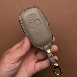 Bao da chìa khoá xe ô tô Toyota RAIZE, VELOZ, Wigo AVANZA, Yaris cros bản 2 nút TOY_F2 6