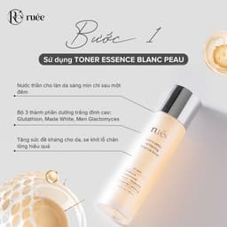 Bộ 3 cấp ẩm, hỗ trợ mờ thâm nám RUÉE Blanc Peau Toner 120ml + Serum B5 50ml + Mila Cream 50g - Chính hãng 2