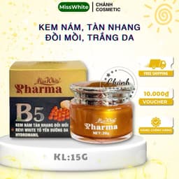 Kem Dưỡng Da Miss White Giảm Nám, Mờ Tàn Nhang, Đồi Mồi, Ngừa Lão Hoá, Cân Bằng Độ Ẩm 15gam 1