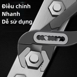KÌM MỎ QUẠ ĐA NĂNG Japan - Lắp Đặt Ống Nước - Có Thể Điều Chỉnh Mở Lớn 8-12 inch 7