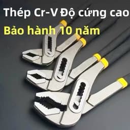 KÌM MỎ QUẠ ĐA NĂNG Japan - Lắp Đặt Ống Nước - Có Thể Điều Chỉnh Mở Lớn 8-12 inch 6
