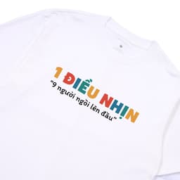 Áo 1 Điều Nhịn 9 Người Ngồi Lên Đầu Câu Nói Hài Hước Công Sở Văn Phòng Cho Nam Nữ Oversize Cotton 4