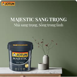 1L - Sơn phủ nội thất siêu cao cấp Jotun Majestic Sang trọng Bóng 3