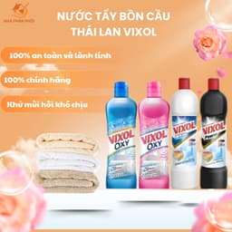 Nước Tẩy Bồn Cầu, Nhà Tắm Vixol Oxy700ml 1