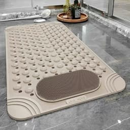 Thảm Nhà Tắm Chống Trượt Massage Chân Có Lỗ Thoát Nước, Đáy Hút Chân Không, Có Lỗ Treo Tường 3