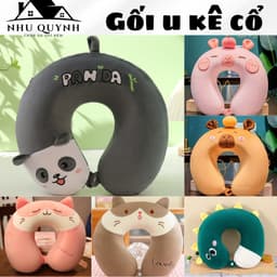 Gối Chữ U Kê Cổ, Gối Kê Cổ Chống Đau Mỏi Vai Gáy Văn Phòng, Đi Máy Bay, Du Lịch Nhiều Màu 2
