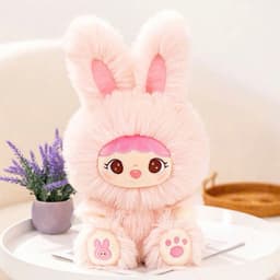 Gấu Bông Baby Three Hình Thỏ Dễ Thương – Lông Mềm Mịn, Quà Tặng Đáng Yêu Cho Bé và Người Yêu 5