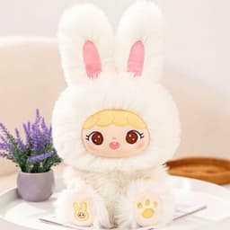 Gấu Bông Baby Three Hình Thỏ Dễ Thương – Lông Mềm Mịn, Quà Tặng Đáng Yêu Cho Bé và Người Yêu 6