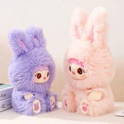 Gấu Bông Baby Three Hình Thỏ Dễ Thương – Lông Mềm Mịn, Quà Tặng Đáng Yêu Cho Bé và Người Yêu 1