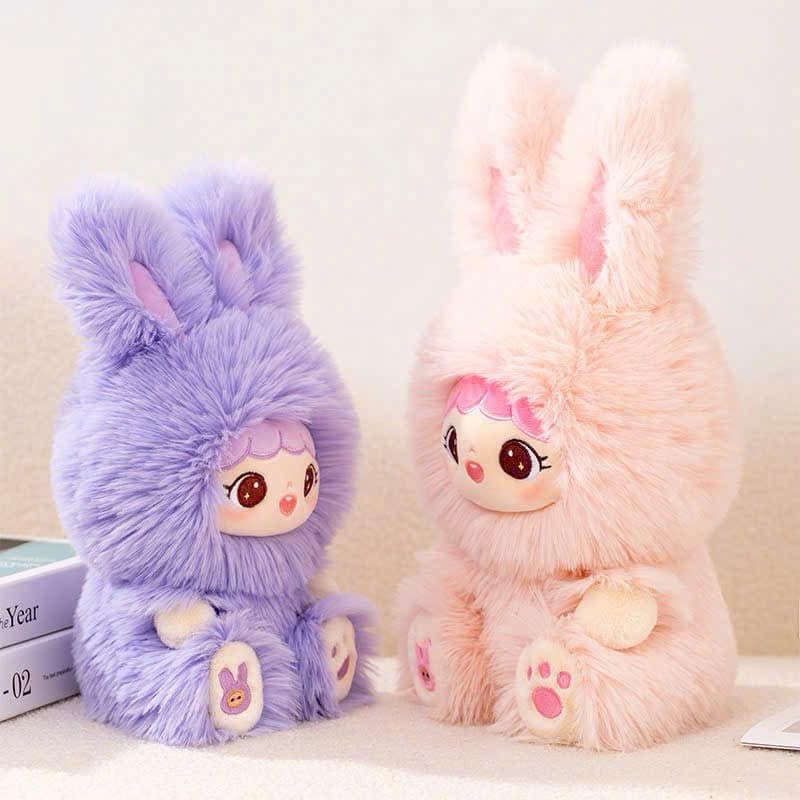 Gấu Bông Baby Three Hình Thỏ Dễ Thương – Lông Mềm Mịn, Quà Tặng Đáng Yêu Cho Bé và Người Yêu