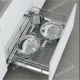 Kệ đựng xoong nồi nan Oval Inox 304 Eurogold EPO6390, EPO6380, EPO6370 BẾP CHÂU ÂU 6