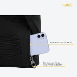 Balo du lịch đi phượt Natoli B3 thời trang chống sốc kháng nước cao cấp BST Discovery 4