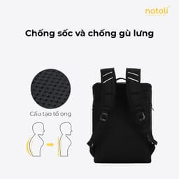 Balo du lịch đi phượt Natoli B3 thời trang chống sốc kháng nước cao cấp BST Discovery 7
