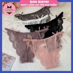 SET 5-10 Quần Lót Ren cao cấp mềm mại thiết kế buộc dây bên hông MÃ 2824 1